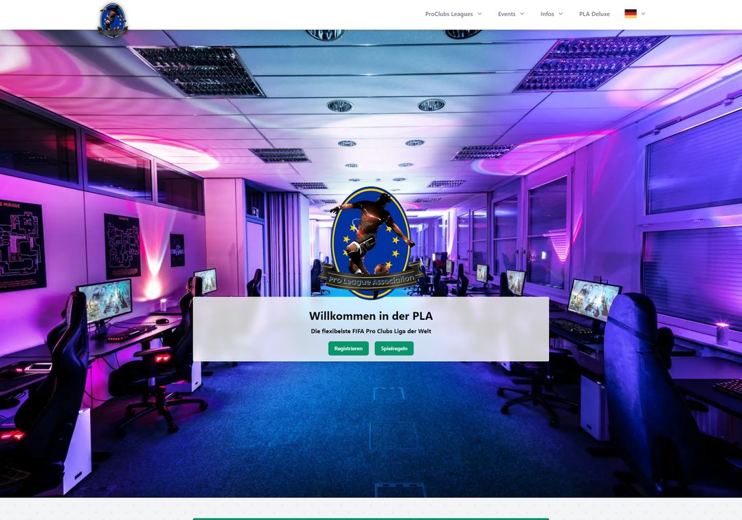 Pro League Association Screenshot